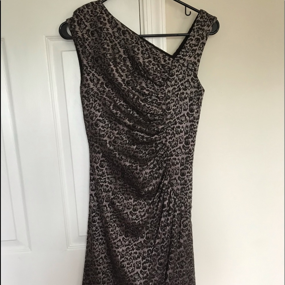 Beautiful Adrianna Papell Fitted Evening Dress